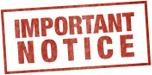 Important notice